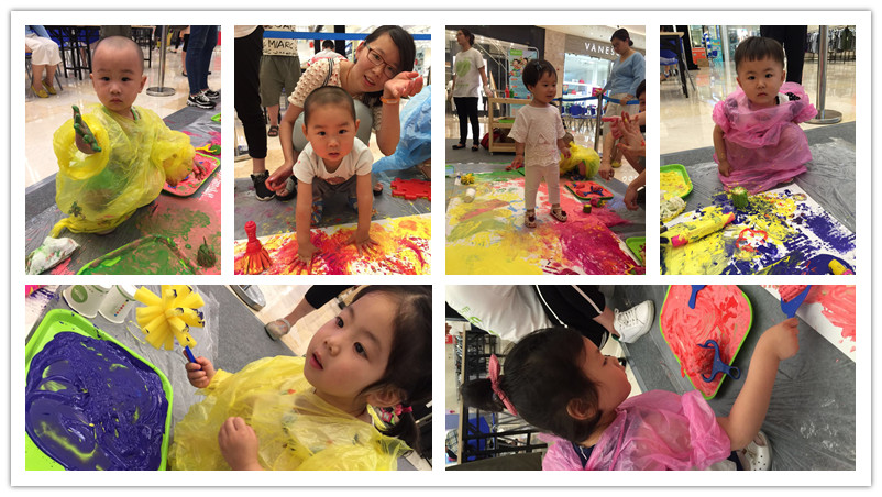 BBunion国际早教宜兴中心活动花絮：“玩转色彩”DIY创意美术