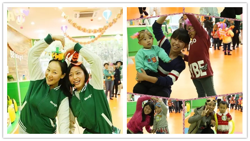 BBunion国际早教邢台中心活动花絮：万圣节，我们过得有点不一样